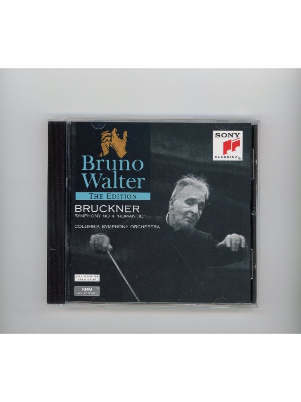Bruno Walter Bruckner Symphony No 4 Romantic CD Sony Classical SBM Remastered